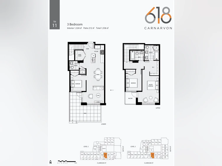 TH11-618 Carnarvon Street, New Westminster, BC, V3M 1E9