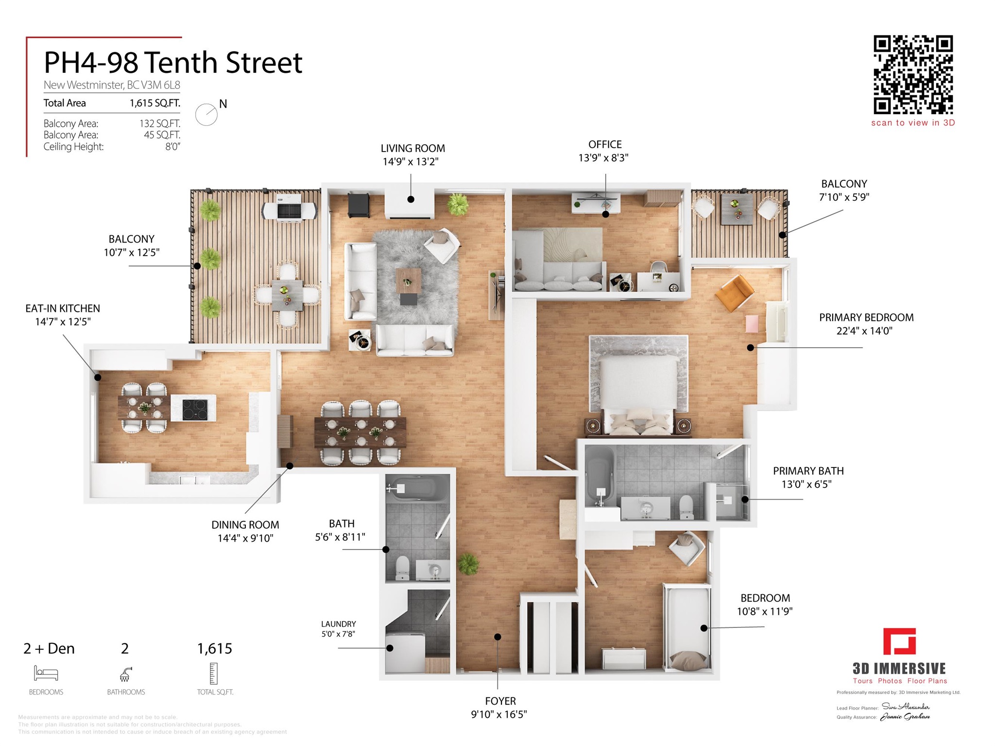 PH4-98 Tenth Street, New Westminster, BC, V3M 6L8