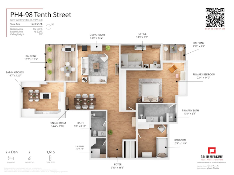 PH4-98 Tenth Street, New Westminster, BC, V3M 6L8