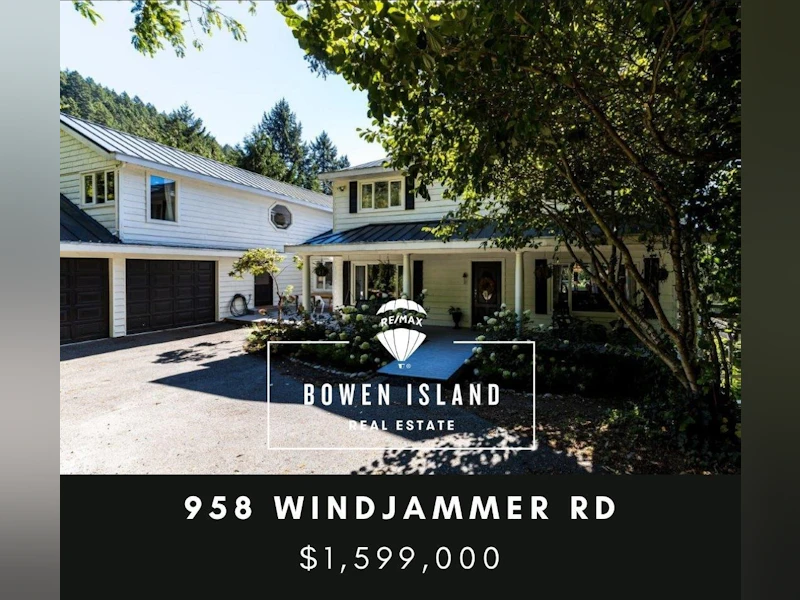 958 Windjammer Road, Bowen Island BC V0N 1G2