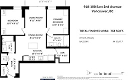918-180 E 2nd Avenue, Vancouver, BC, V5T 0K4