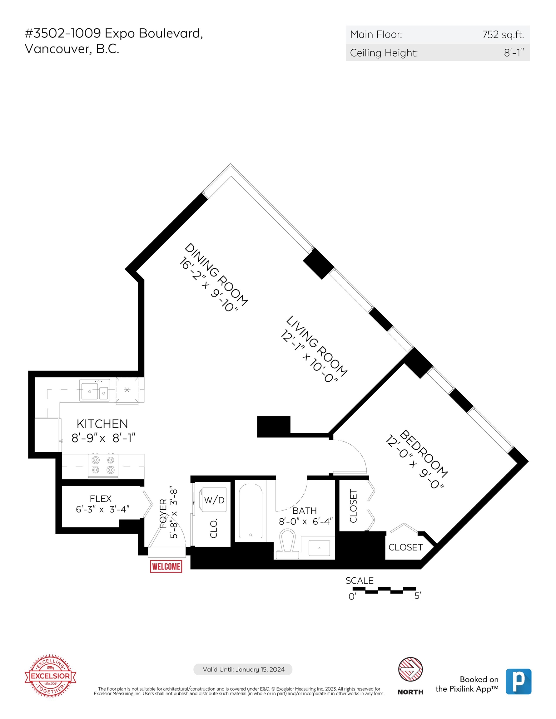 3502-1009 Expo Boulevard, Vancouver, BC, V6Z 2V9 - 23