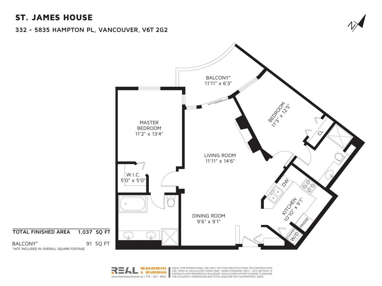 332-5835 Hampton Place, Vancouver, BC, V6T 2G2 - 2