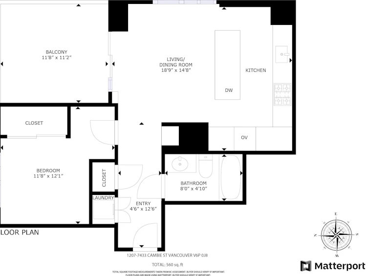 1207-7433 Cambie Street, Vancouver, BC, V6P 0J8 - 16