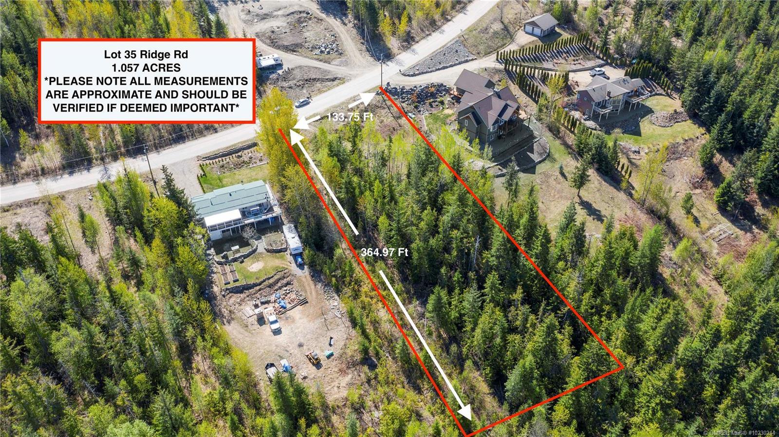 Lot-Lot 35 Ridge Road, Eagle Bay, BC, V0E 1T0