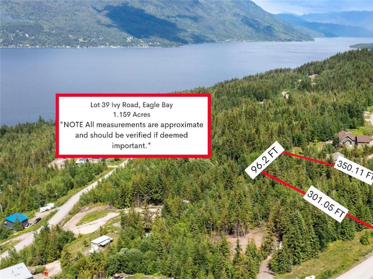 Lot-Lot 39 Ivy Road, Eagle Bay, BC, V0E 1T0