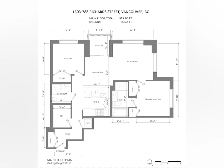 1603-788 Richards Street, Vancouver, BC, V6B 0C7 - 2