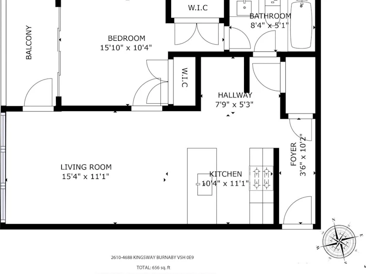 2610-4688 Kingsway, Burnaby, BC, V5H 0E9 - 21