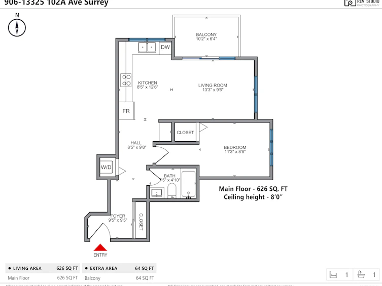 906-13325 102a Avenue, Surrey, BC, V3T 0J5 - 10