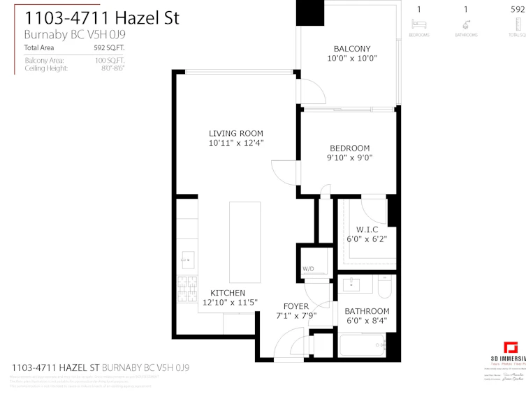1103-4711 Hazel Street, Burnaby, BC, V5H 1S5 - 16