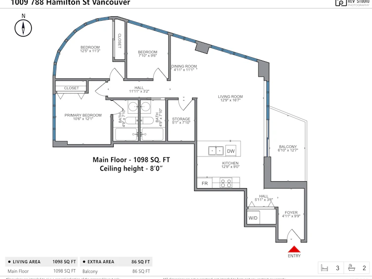 1009-788 Hamilton Street, Vancouver, BC, V6B 0E9 - 13