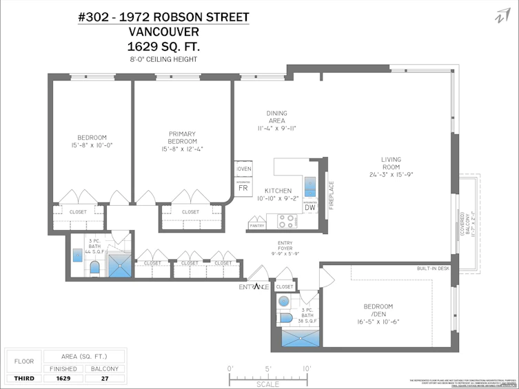 302-1972 Robson Street, Vancouver, BC, V6G 1E8 - 28