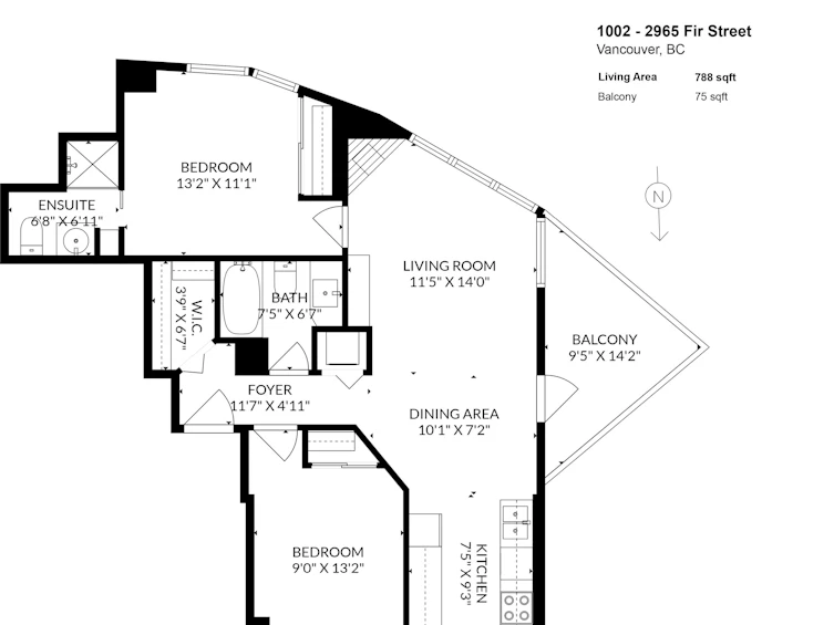 1002-2965 Fir Street, Vancouver, BC, V6J 5M9 - 28