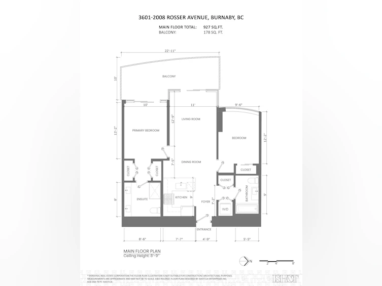 3601-2008 Rosser Avenue, Burnaby, BC, V5C 0H8 - 34