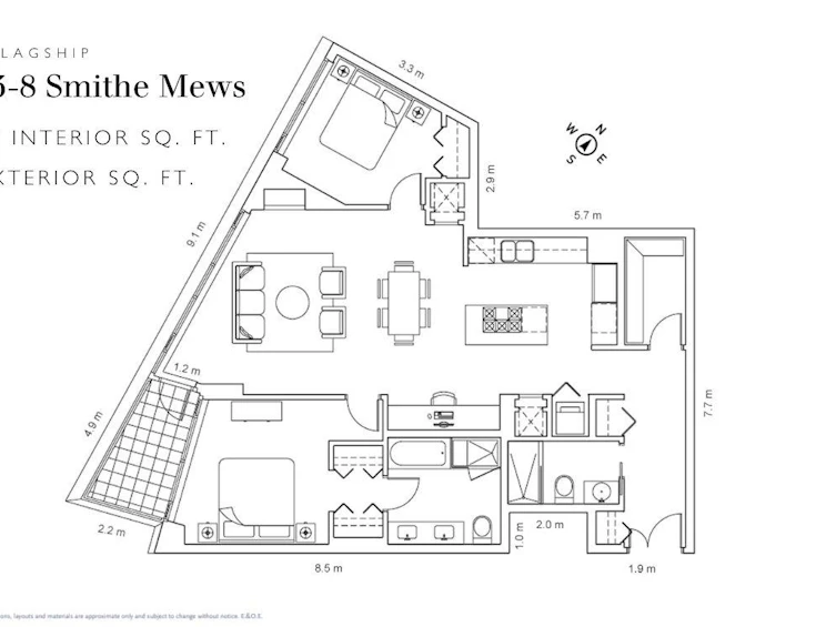 2203-8 Smithe Mews, Vancouver, BC, V6B 0A5 - 16