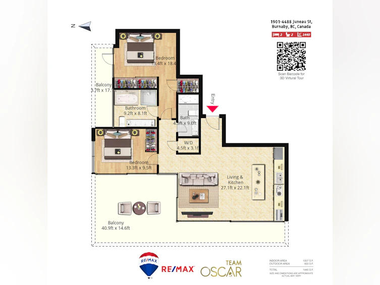 1901-4488 Juneau Street, Burnaby, BC, V5C 0M4 - 35