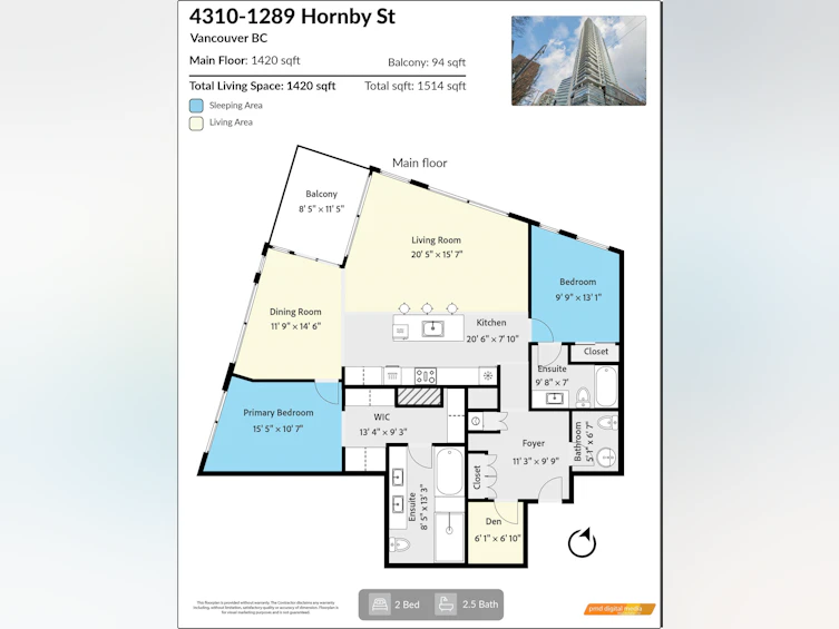 4310-1289 Hornby Street, Vancouver, BC, V6Z 0G7 - 37