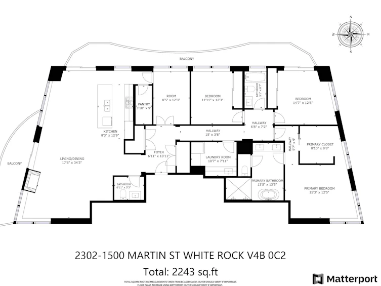 2302-1500 Martin Street, Surrey, BC, V4B 0C2 - 19