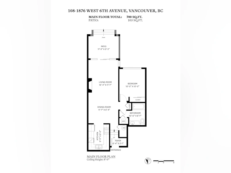 108-1876 W 6th Avenue, Vancouver, BC, V6J 1R6 - 22