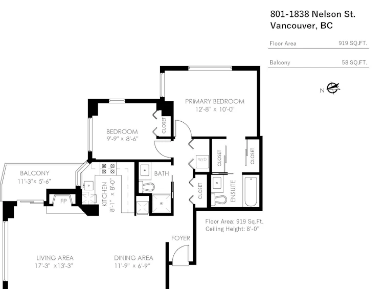 801-1838 Nelson Street, Vancouver, BC, V6G 1N1 - 27