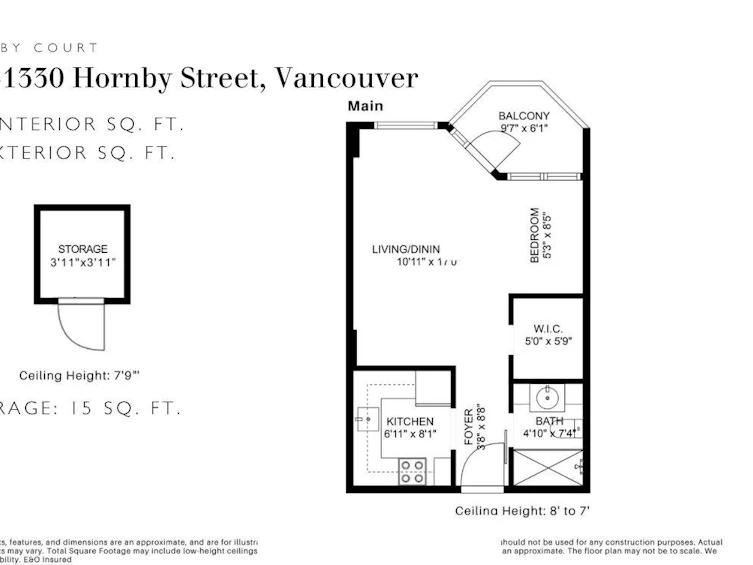 410-1330 Hornby Street, Vancouver, BC, V6Z 1W5 - 10