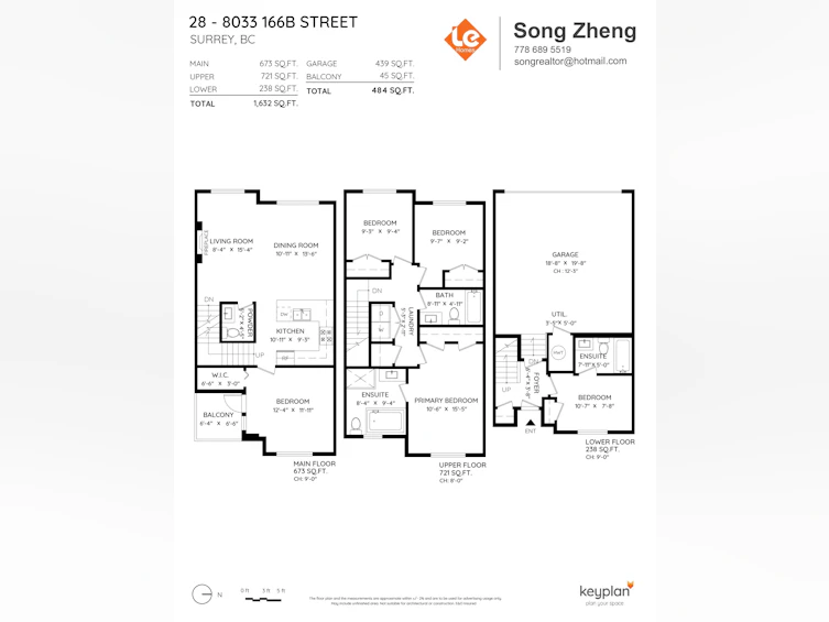 28-8033 166b, Surrey, BC, V4N 0G7 - 8