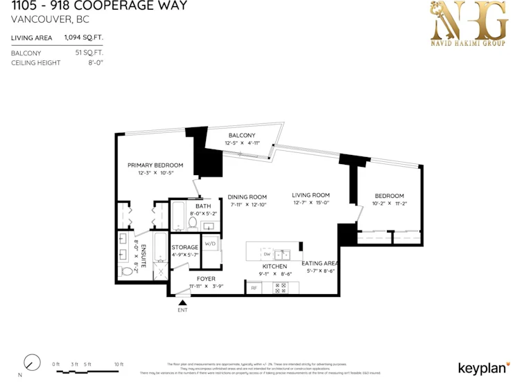 1105-918 Cooperage Way, Vancouver, BC, V6B 0A7 - 38