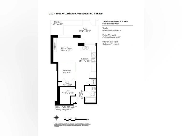 101-2065 W 12th Avenue, Vancouver, BC, V6J 5L9 - 11