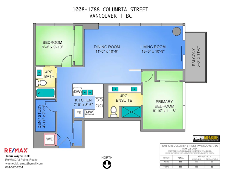 1008-1788 Columbia Street, Vancouver, BC, V5Y 0L7 - 2