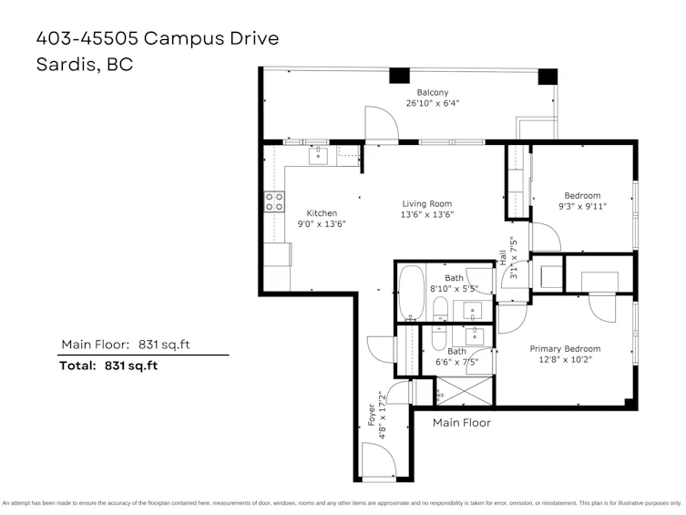 403-45505 Campus Drive, Chilliwack, BC, V2R 6L2 - 6