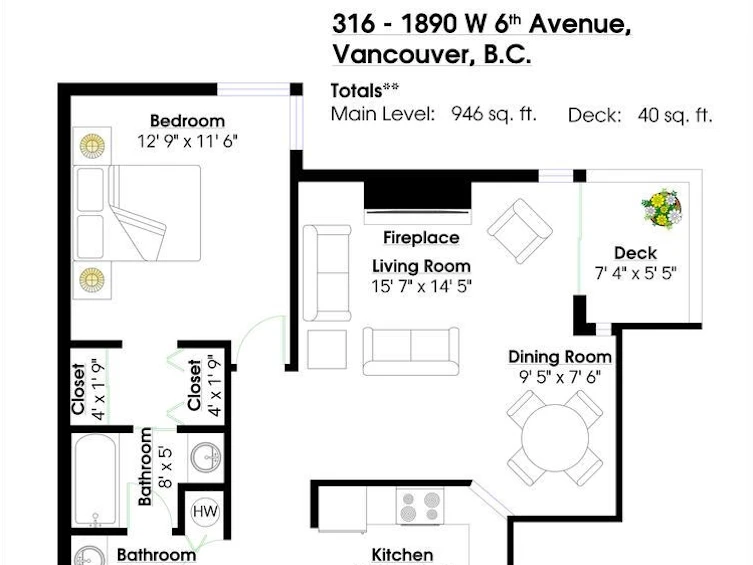 316-1890 West 6th Avenue, Vancouver, BC, V6J 1R6 - 21