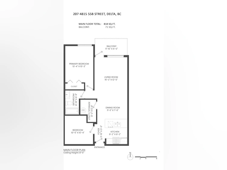 207-4815 55b Street, Delta, BC, V4K 3V7 - 19