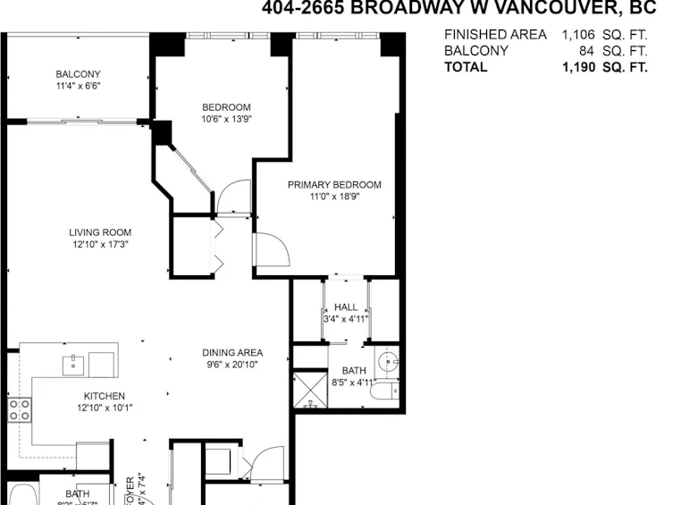 404-2665 W Broadway, Vancouver, BC, V6K 2G2 - 19