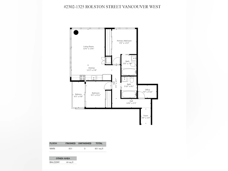 2302-1325 Rolston Street, Vancouver, BC, V6B 0M2 - 39
