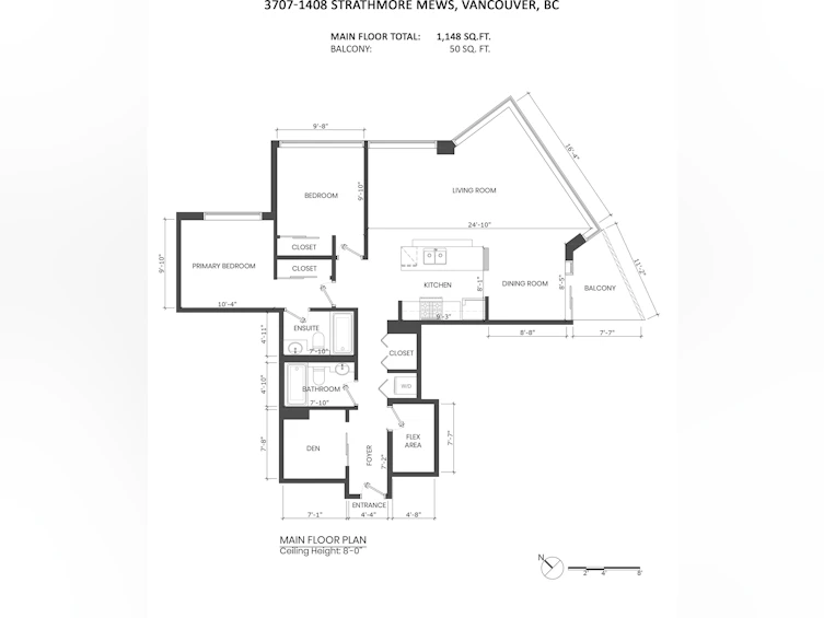 3707-1408 Strathmore Mews, Vancouver, BC, V6Z 3A9 - 38