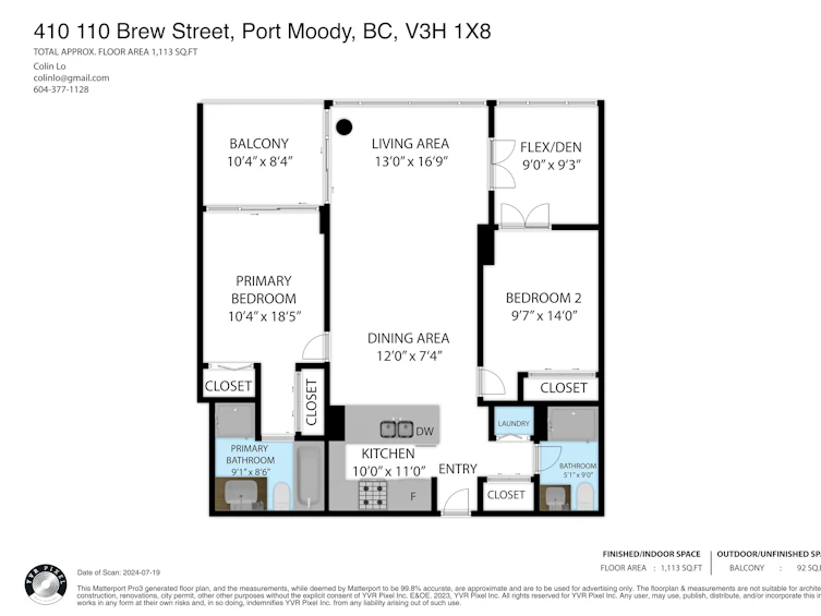 407-110 Brew Street, Port Moody, BC, V3H 0E4 - 3