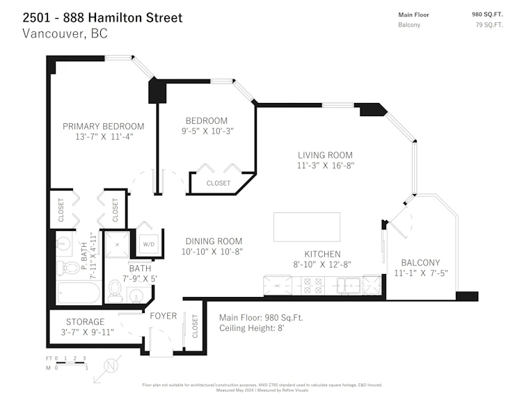 2501-888 Hamilton Street, Vancouver, BC, V6B 5W4 - 35