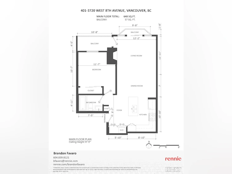 401-3720 W 8th Avenue, Vancouver, BC, V6R 1Z3 - 19