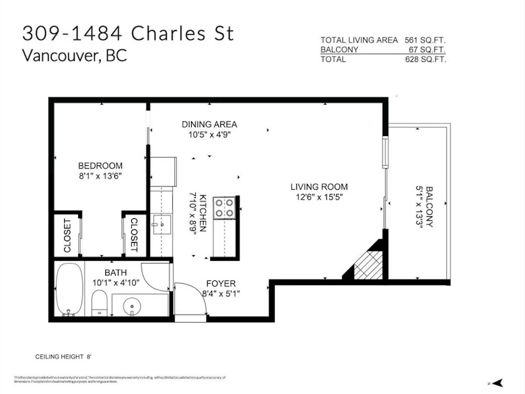 309-1484 Charles Street, Vancouver, BC, V5L 2S8 - 24