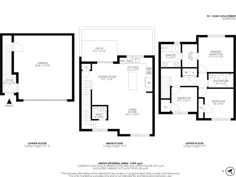 13-2328 167a, Surrey, BC, V3Z 1H2 - 33