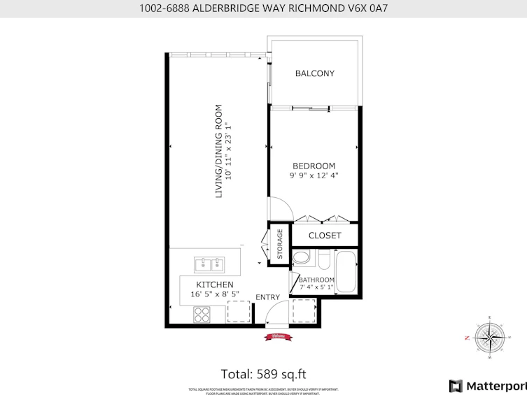 1002-6888 Alderbridge Way, Richmond, BC, V6X 0A7 - 14
