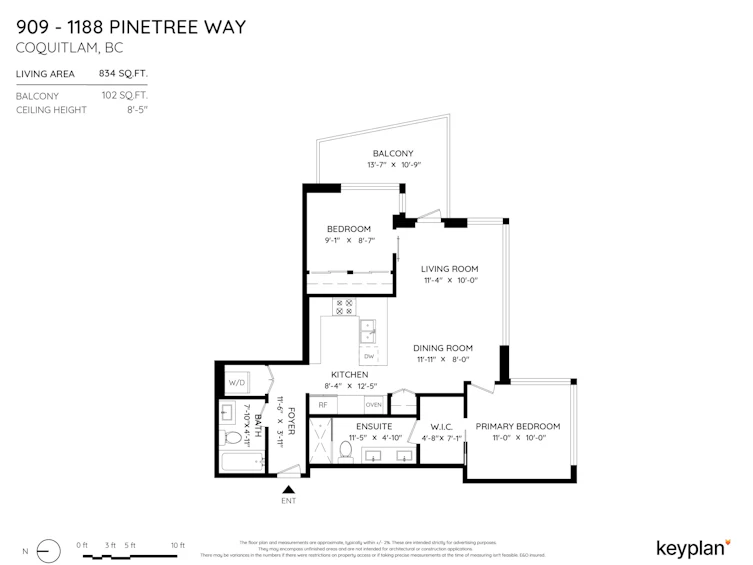 909-1188 Pinetree Way, Coquitlam, BC, V3B 0K9 - 36