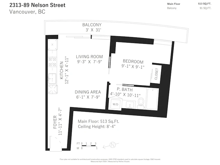 2313-89 Nelson Street, Vancouver, BC, V6Z 0E7 - 16
