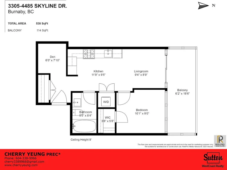 3305-4485 Skyline Drive, Burnaby, BC, V5C 0J2 - 26
