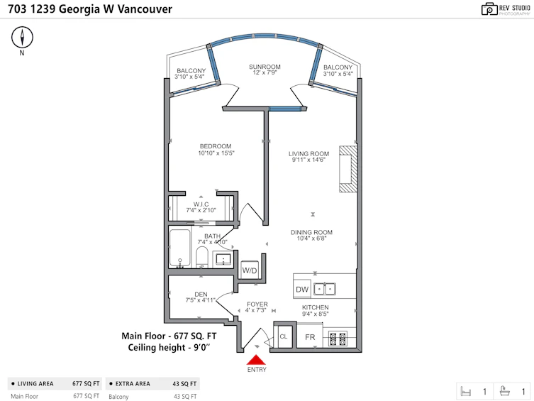 703-1239 West Georgia Street, Vancouver, BC, V6E 4R8 - 32