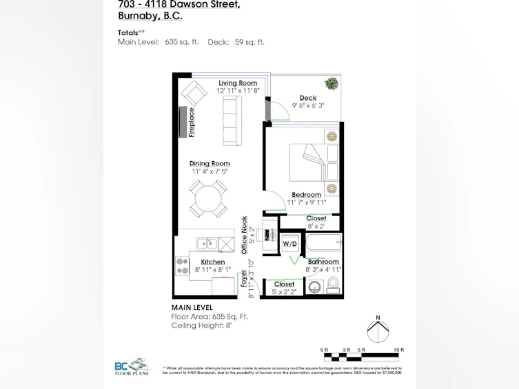 703-4118 Dawson Street, Burnaby, BC, V5C 0A3 - 18