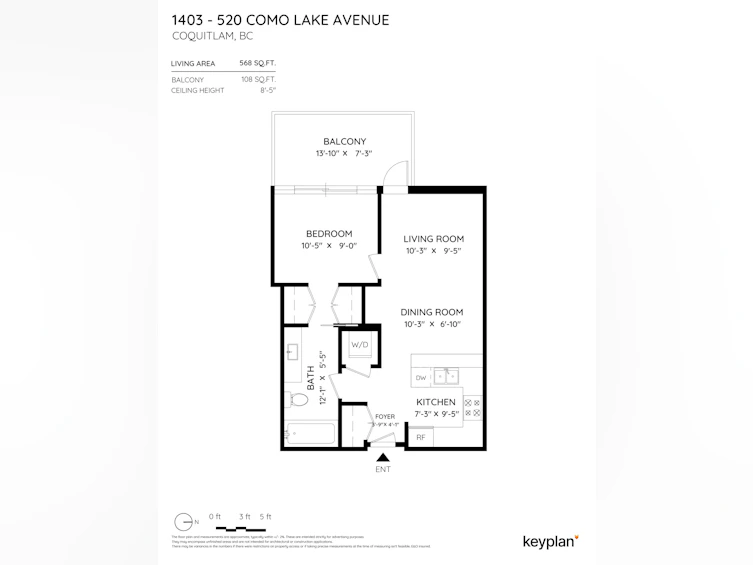 1403-520 Como Lake Avenue, Coquitlam, BC, V3J 0E8 - 30