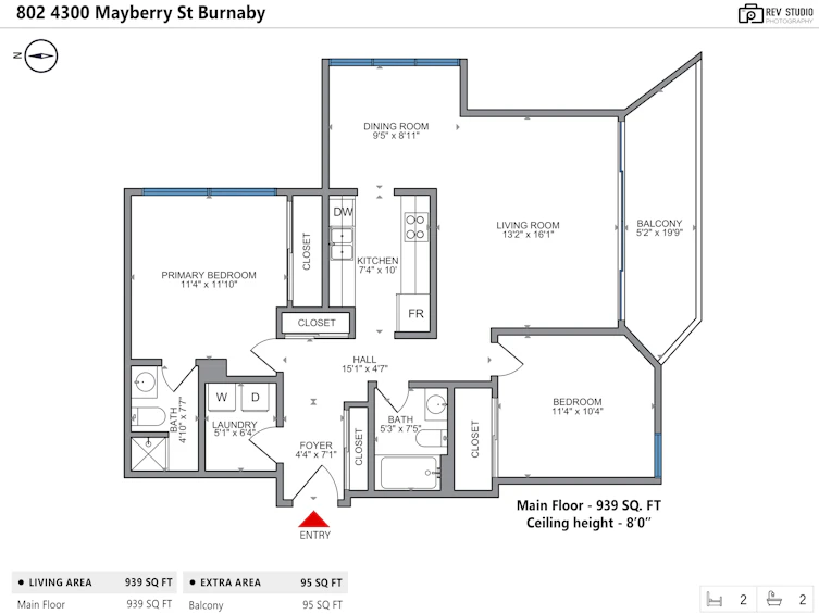 802-4300 Mayberry Street, Burnaby, BC, V5H 4A4 - 35