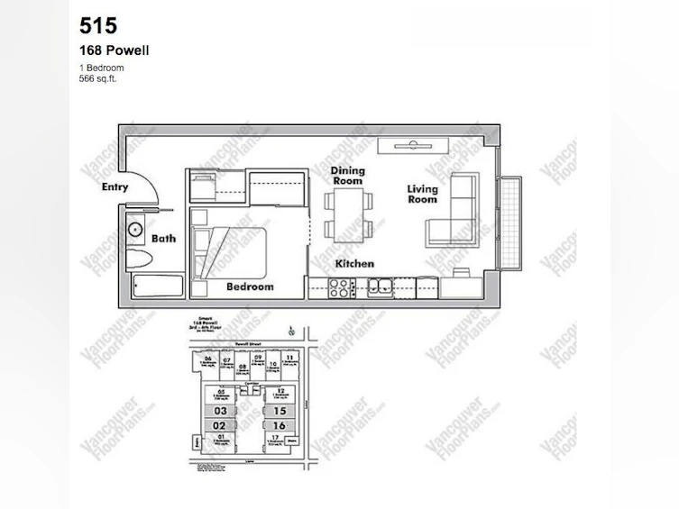 515-168 Powell Street, Vancouver, BC, V6A 0B2 - 36