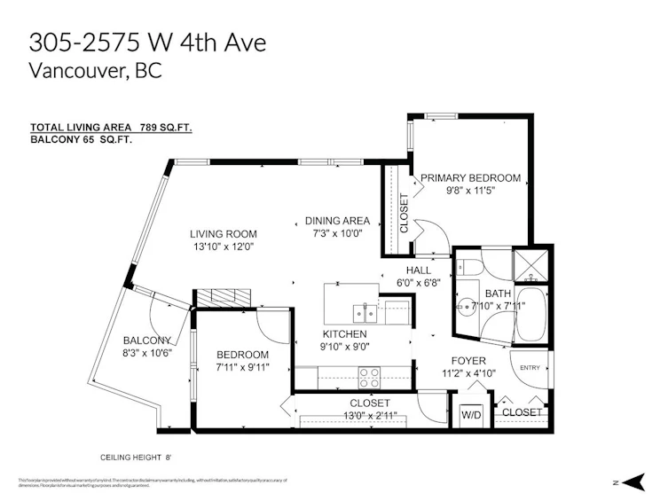 305-2575 West 4th Avenue, Vancouver, BC, V6K 1P5 - 29